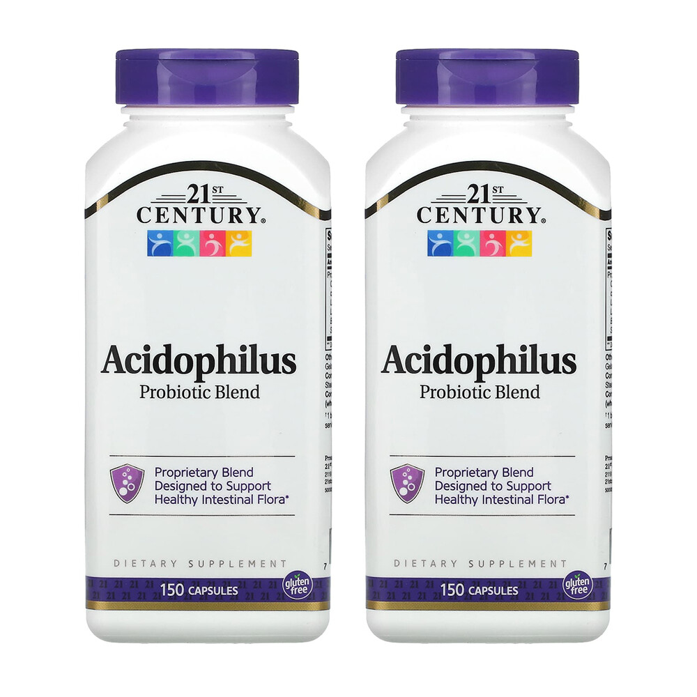 (아이허브) 21세기 센트리 2개X 애시도필러스 프로바이오틱 혼합물 캡슐 150정 해외직구