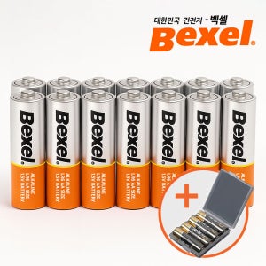 벡셀 AA 건전지 벌크 알카라인 24알 도어락