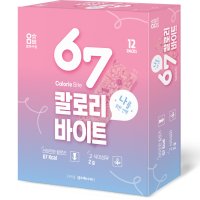 엄마사랑 67칼로리 바이트 시리얼바 12p 1개 240g