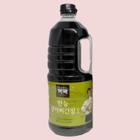 백종원 장아찌 간장 맛간장 만능 소스 백쿡 1.8L 1개