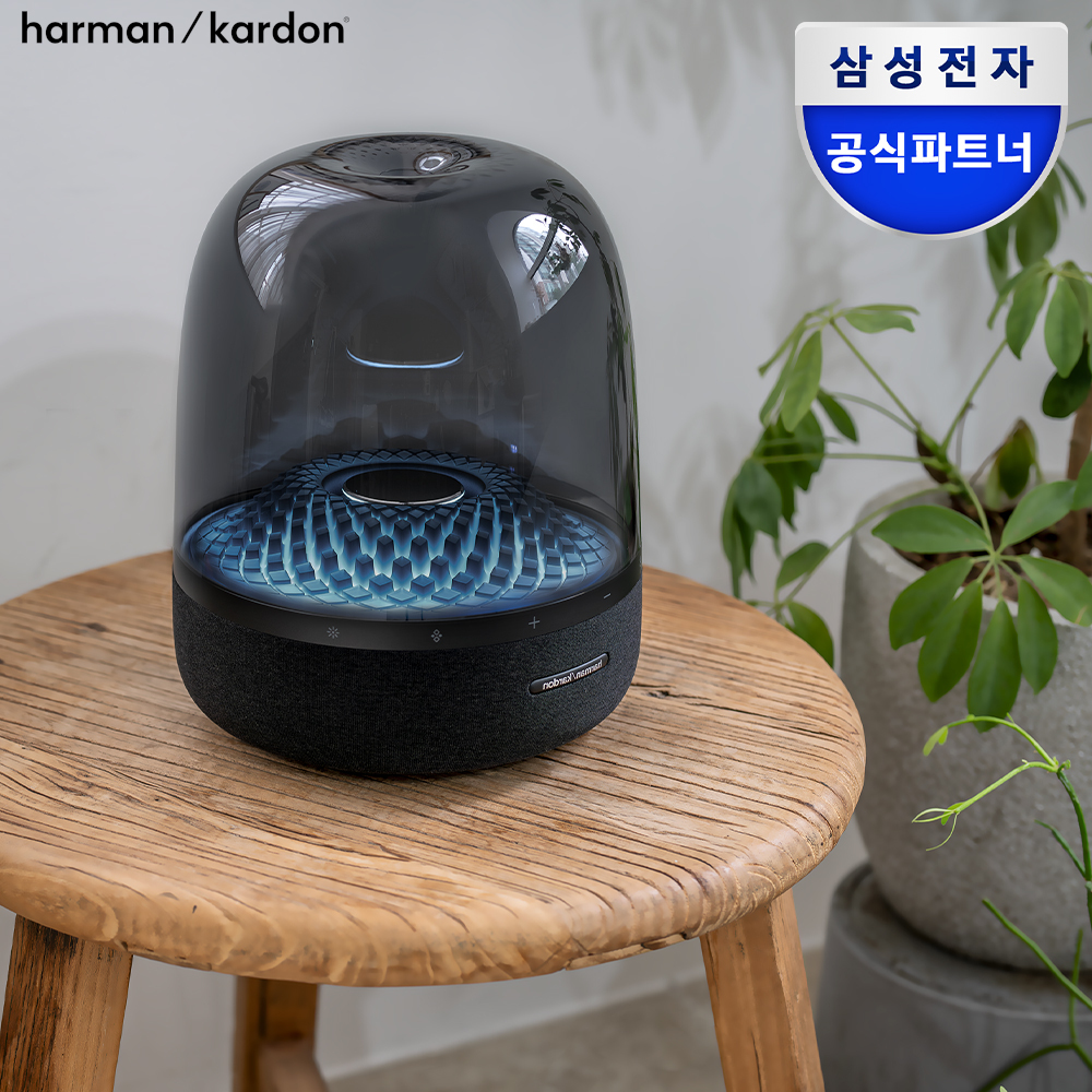 삼성전자 하만카돈 오라스튜디오4 블루투스 스피커 조명 무드등 감성 선물용 블랙