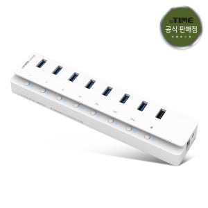 ipTIME UH508 (기본구성) USB3.0 8포트 USB허브 5V3A 어댑터