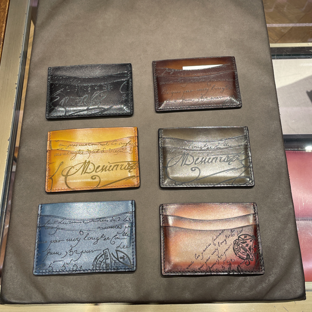 [국내백화점] 벨루티 남자지갑 뱀부 스크리토 레더 카드 지갑 전색상