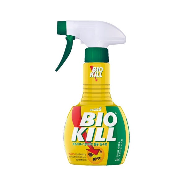 비오킬 캠핑 원예용 날파리 진드기 살충제 370ml 1개