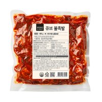 큐브불족발 400g 매콤한 술안주 포차 주점 양념돼지 야식 안주 호프 모노마트 마로푸드