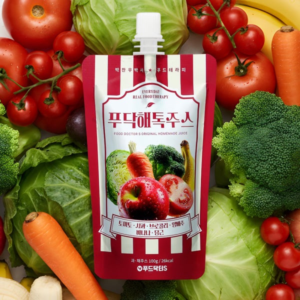 푸드닥터S 해톡주스 클렌즈주스 파이토케미컬 ABC주스 CCA 100ml 30팩 십자화과 연구해독자개발한 스무디