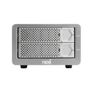 2베이 C타입 E-SATA 데이터 스토리지 2.5인치 3.5인치 외장하드 케이스