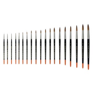 라파엘 수채화붓 콜린스키 오렌지팁 8404 낱자루 6호