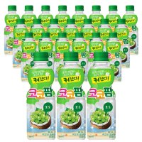 코코팜 청포도맛 미니 페트병 300ml 24개 젤리 음료수 어린이 키즈 초등학생 씹어먹는