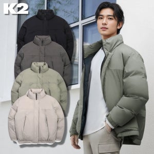 K2 패딩 숏 씬에어 슈퍼 라이트 역시즌 구스 다운 남성