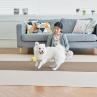 삐까삐까 산코 바닥흡착 애견매트 90X300cm 두께4mm 생활방수 슬개골 안심 특대형