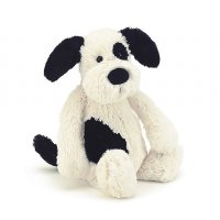 젤리캣 바쉬풀 블랙앤크림 퍼피 강아지 M 31cm 수면 애착인형 Jellycat Bashful Black and Cream Puppy