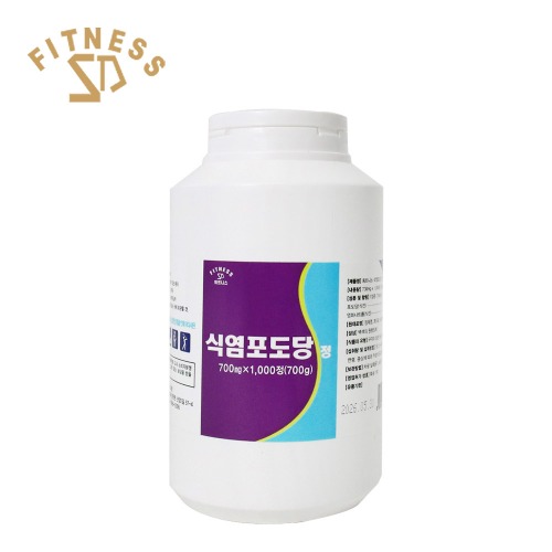 휘트니스 식염포도당 700mg X 1000정 야외활동 여름철 산업현장
