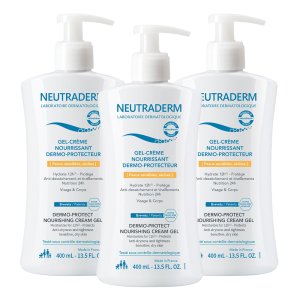 NEUTRADERM 뉴트라덤 너리싱 더모 프로텍티브 젤 크림 400ml 3개