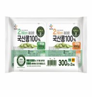 CJ제일제당 행복한콩 2가지로만 국산콩두부 찌개용 300g X2개