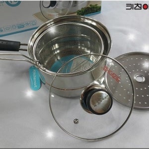 키친아트 미니찜국수냄비16cm 1인 라면냄비