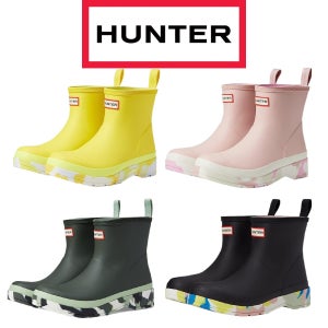 헌터 오리지널 플레이 숏 스플래쉬 여성 레인부츠