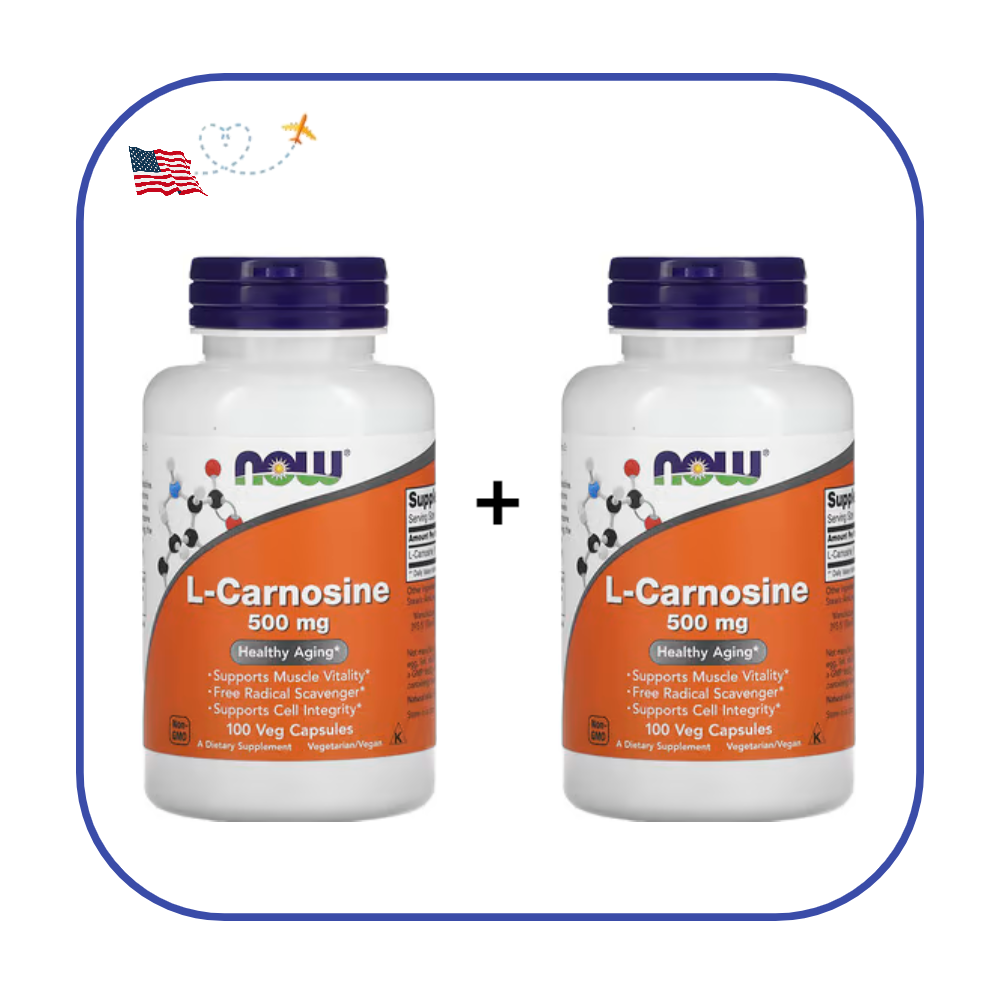 나우푸드 L<b>카르노신 500mg</b> 100베지캡슐 2통
