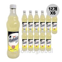 마틸다 스파클링 레몬 에이드 수입 음료 330ml 12개X6