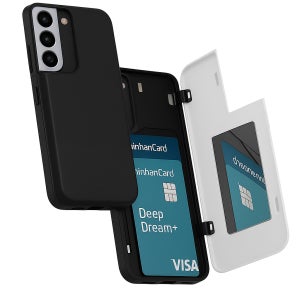 카드수납 2장 자석 범퍼 케이스 갤럭시S21+