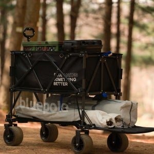 블루폴 로프트 캠핑 웨건 접이식 이동식 수레 접이식 폴딩 카트 2층 광폭 왜건