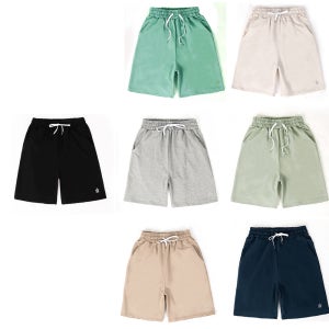 여성반바지 여름 면 빅사이즈 오버핏 밴딩바지