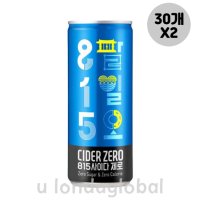 815 사이다 제로 사무실 탄산 음료 250ml 30개 X 2