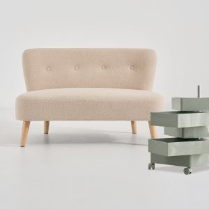 아이와비 보글 부클레 패브릭 2인 소파 2colors