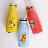 카카오 텐레스 우유병 텀블러 350ml 음료수 차 유아