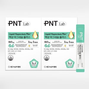 녹십자웰빙 PNT 마시는 액상 마그네슘 망고맛 앰플 글루콘산 비타민B6 30포, 2개