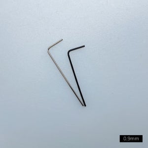 L렌치 육각렌치 0.9mm 색상랜덤(실버 or 블랙)