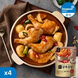 [N배송] 동원 양반 수라 통다리 닭볶음탕 490g 4봉