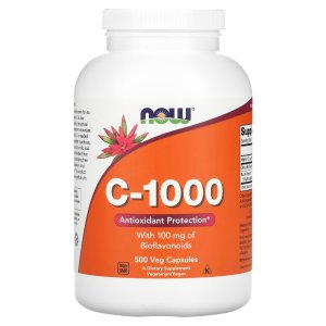 나우푸드 NOW Foods C-1000 500베지캡슐 비타민C 아스코르브산 루틴파우더