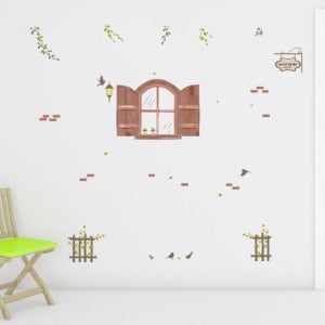 인테리어 포인트 스티커 벽지 데코 그래픽 창문 유리 현관문 시트지 아이방꾸미기 IP310-시크릿가든