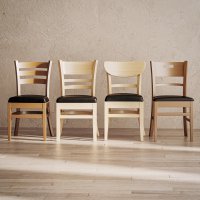BMKC 캐빈 원목 식탁 의자 가정용 주방 업소용 식당 의자 모음