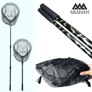 논슬립 2단 3단 알루미늄 뜰채 접이식 경량 해루질 사각 바다 민물