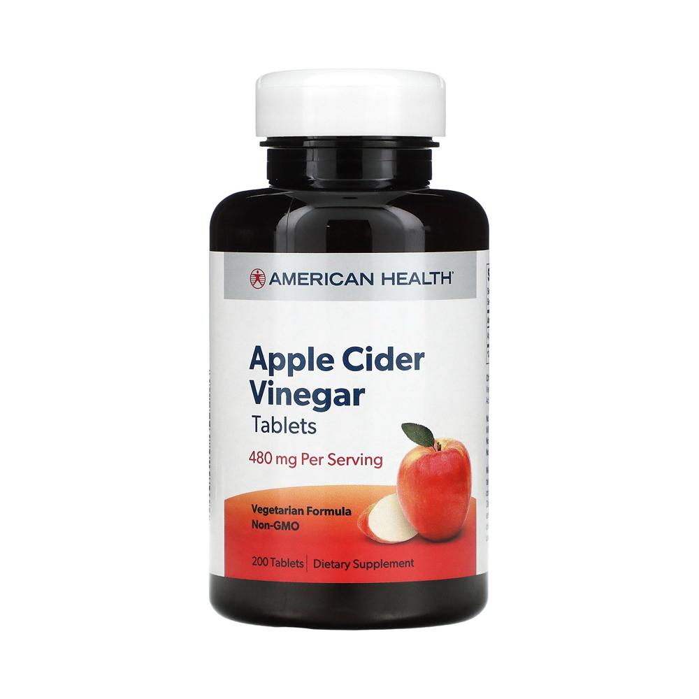 아메리칸 헬스 애플 사이다 비니거 <b>Apple Cider Vinegar 240mg</b> 200정