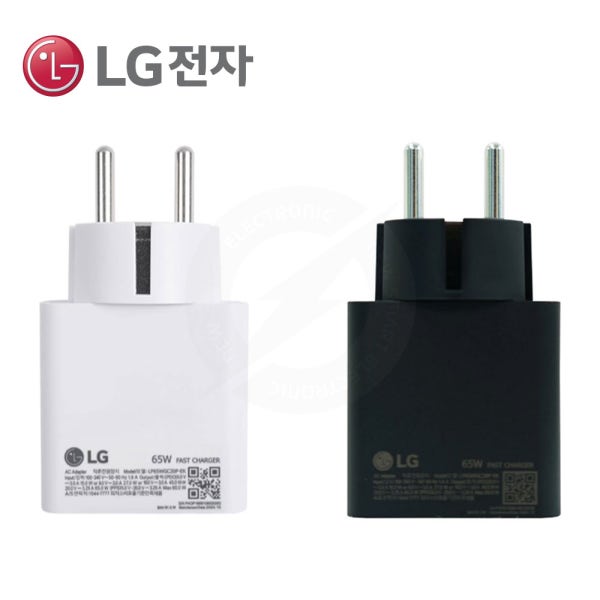 (정품) LG 그램 노트북 충전기 아답터 케이블 PD 65W C타입 LP65WGC20P-EK W B
