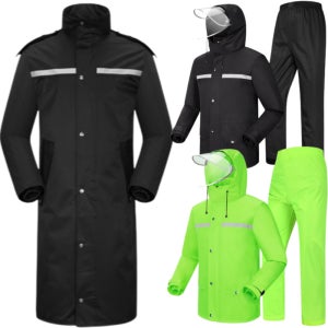 배달 우비 레인코트 상의 하의 세트 오토바이 라이더 작업용 군용 방수 비옷 배달원 도롱이