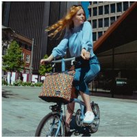 브롬톤 자전거 리버티 토트백,brompton Tote Bag Made with Liberty Fabric Metropolis 영국직배송