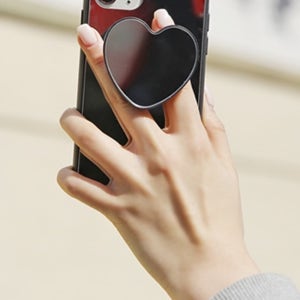 갤럭시A73 거울 하트 스마트톡 케이스 SM-A736N