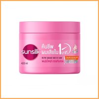 썬실크(Sunsilk) 헤어팩 헤어트리트먼트 핑크색 400ML X 3통1세트