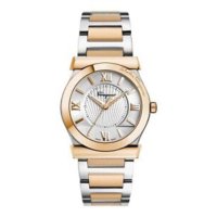 명품페라가모시계20129009 Salvatore Ferragamo Mens Vega Two Tone 38mm Bracelet Watch