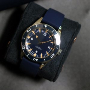 PISTOS 디버클 러버 블루 실리콘 러버 밴드 20미리 22mm 시계줄