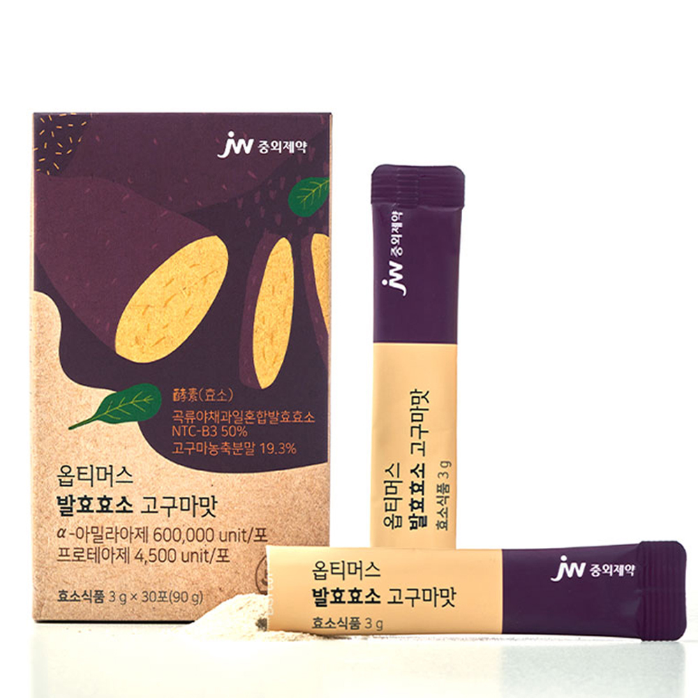 JW<b>중외제약 소화</b> 효소제 곡물 발효 임산부