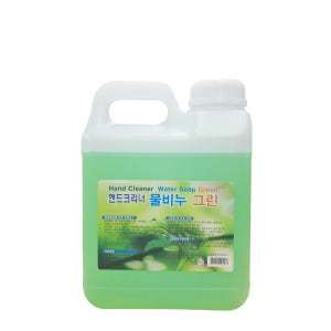 핸드크리너 물비누 그린 4.2Lx4개(박스) 핸드크리너 손세정제 대용량