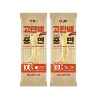 샘표 고단백 중면 400g x 2개 / 국수