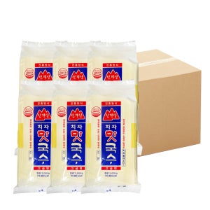 신갈산 치자 맛국수면 3KG 1박스(6개입) 대용량 소면