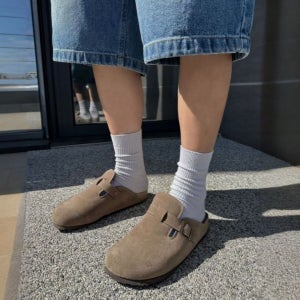 보스턴뮬 남자뮬 방한슬리퍼 커플슬리퍼