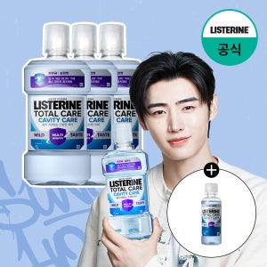 엔하이픈PICK 충치케어 가글 리스테린 토탈케어 캐비티케어 마일드 1L, 3개